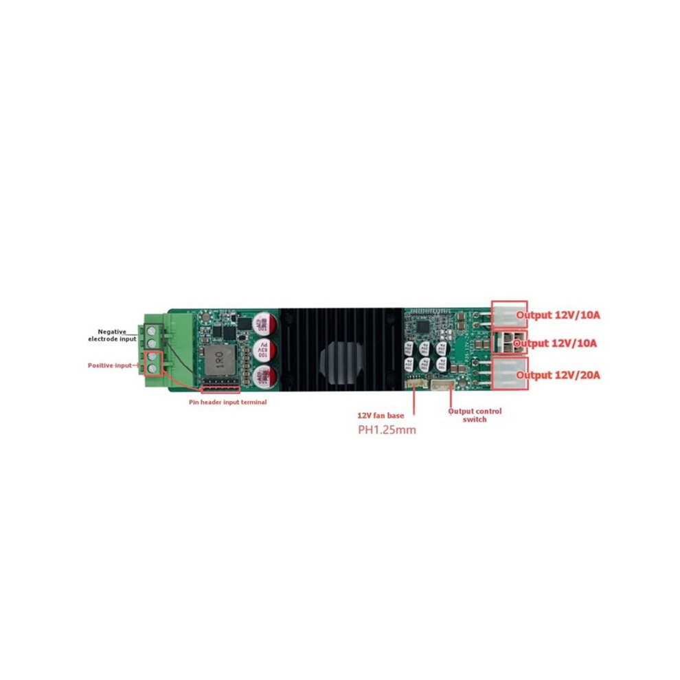 To Buck Boost Buck Boost Converter Module 19-36V Input Max 240W 12V Convertor Output 20A 6033756561949