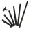 Matte Black Stainless Steel T-Bar Cabinet Pulls 60mm 10 Pack 5