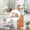 Konghyp bathroom rug set soft non-slip 3-piece 8