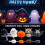 Καπάκι κάλυψης από άχυρο Halloween για μπουκάλια 30oz και 40oz, 5