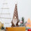 Christmas Plush Gnome Ornament Brown Faceless Rudolph 7