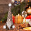 AuroraX Vintage Brown Christmas Ornaments Set 8