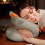 Plush Napping Pillow Ice Silk Fabric 30x30x25cm 6