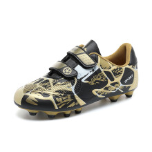 Boys Sneakers,Football Cleats Outdoor Durable Athletic Shoes Unisex Design Football Boots for Games,Girls Sneakers,Z5 Gold,32