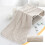 Hand Towels Striped Cotton Absorbent Soft Decorative Khaki 3