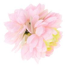Pinza para el cabello floral de tela rosa, grande, 1 pieza