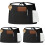 NestE Server Apron with 3 Pockets Black Half Apron 1