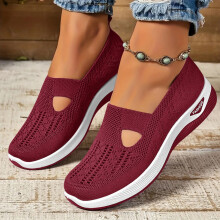 Women's Woven Orthopedic Shoes Arch Support Slip-On