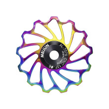 Jockey Pulley, farebné kolieska kladky prehadzovačky pre MTB bicykel, 11-13T hliníkové utesnené ložisko, jockey koleso pre radenie zadnej