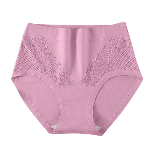 Women's Cotton High-Waist Floral Briefs Full Coverage 2