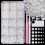 Glóthach Trédhearcach Rhinestones Flatback16000pcs 1