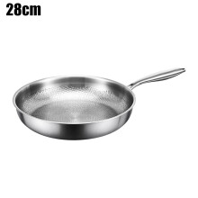 PoĂŞle de cuisson en titane pur avec couvercle, acier inoxydable