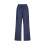 Women's Linen Blend Capris with Pockets Navy S 4