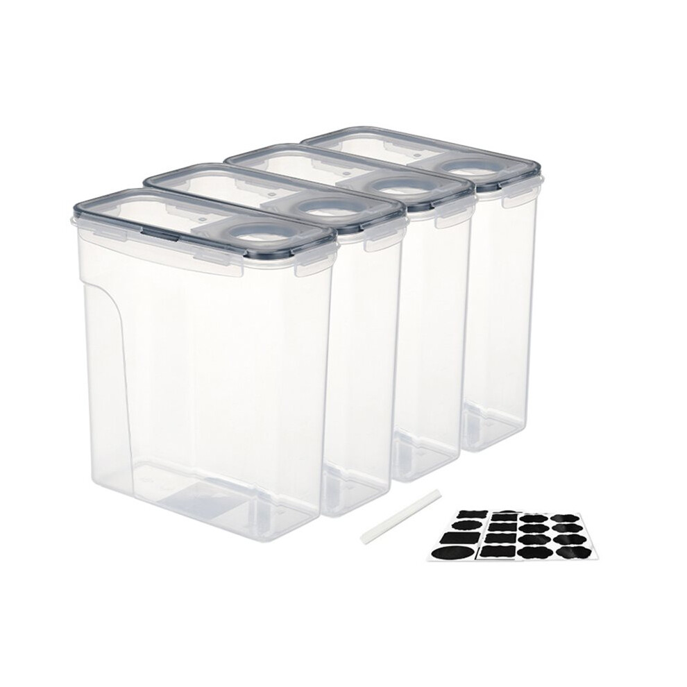 4Pcs 4L 3D Printer Filament Storage Container Airtight Moisture-Proof Box For Spool,Keep Petg/Tpu Filaments Dry Dust 6031428004589