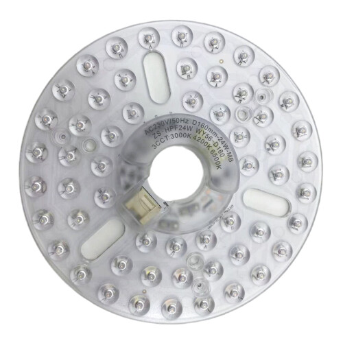 Kit luce LED per ventilatore a soffitto 24W 220V regolabile