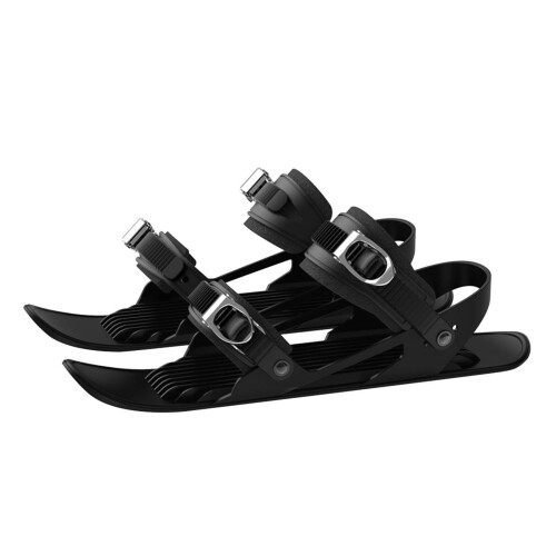 Mini ski skates for snow adjustable short snowblades 2