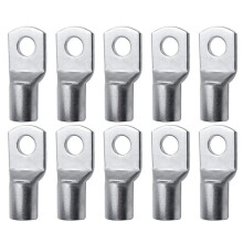 10pcs Tinned Copper Wire Nose Terminal Crimp SC Type Lugs Ring Cable Connector 70mm2 M8/M10/M12 SC70-8