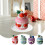 Christmas Cake-Shaped Scented Candle Pink 7