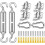 Sun Shade Sail Hardware Kit Rectangular 3-Piece 1