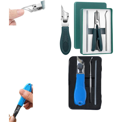 Nagelknipser-Set „Eagle Beak“, robust, schräg, 3-teilig
