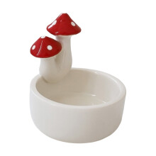 Kadzielnica w kształcie grzyba z świecznikiem typu tealight (1 szt.)