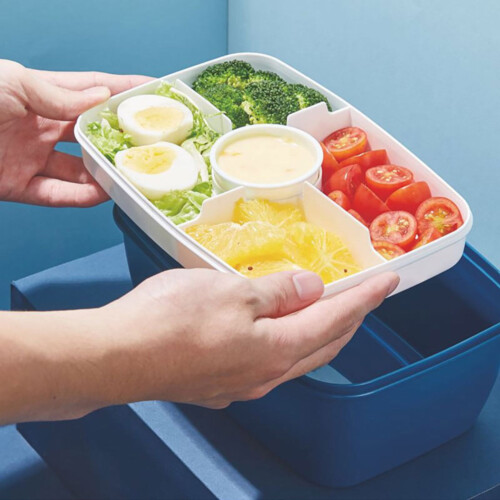 Bento Box 4-Compartment 68 oz Leak-Proof Lunch Container 2