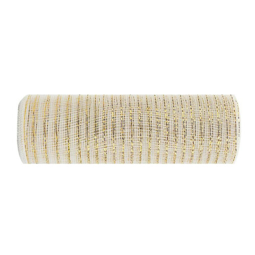 Poly mesh bånd metallisk folie 25mm x 10m