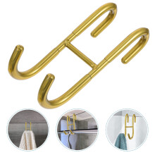 Door Hooks Double Hook for Hats Coats Handbags 2 pcs