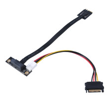 Cabo adaptador PCIe1x270 graus para expansão de PC