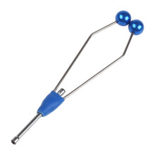 Vliegbindspoelhouder met keramische punt, draagbaar, blauw