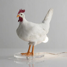Lampe œuf en résine, 1 pièce