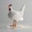 Lampe œuf en résine, 1 pièce 1