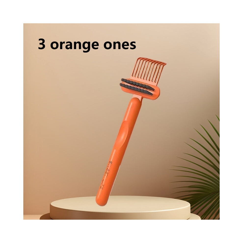 Comb Cleaner with Pick and Bristles 2-in-1