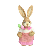 Ensemble de décorations de lapin de Pâques 35 cm pour intérieur et extérieur