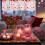 Heart Pattern Semi-Sheer Kitchen Curtains 54x17.71 in 5