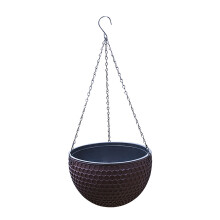 MOQIN hängande planteringskärl grå bikakeformade 30 cm