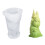 Silikone Gnome Lysform Orange Pink Lille Hjertehat 1