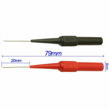 Měřicí kabel multimetru, zadní sondy, ostrá jehla, mikropin