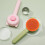 Cat Brush with Release Button 2 Pcs Pink Green 4