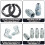 6AN Transmission Cooler Hose Fitting Kit for Chevy    Replace 700R4/ TH350/ TH400/ NP-700RTL 4