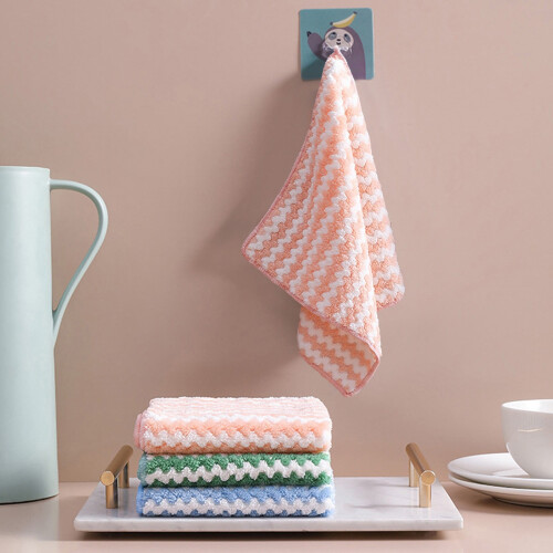 Torchon de cuisine rose absorbant et lavable en machine (1 pièce)
