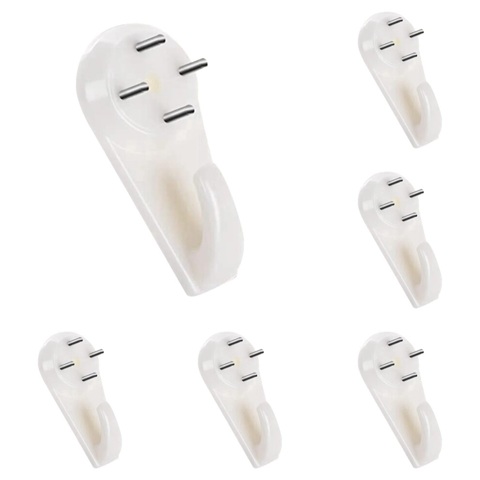 Concrete Wall Hooks No-Damage Picture Hangers 30Pcs 1.6 Inch 971050186252
