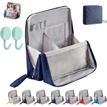 Doresty Standing Makeup Bag Portable Large Capacity