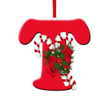 Letras colgantes para árbol de Navidad (26 letras)