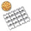 Emporte-pièce mini en forme d'os, acier inoxydable, 16 cavités 1