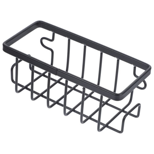 Kitchen Sink Sponge Holder with Strong Suction Cups Multi Functional Hanging Drain Rack for Sponge Dishcloth Liquid