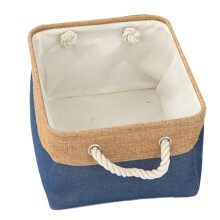 Paniers de rangement bleu marine, lot de 3