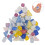 Flatback Glass Pieces Assorted Colors 100 pcs 1