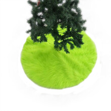 Christmas Tree Apron Green Furry Tree-Shaped