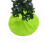 Tablier de Noël vert en fourrure en forme de sapin 1
